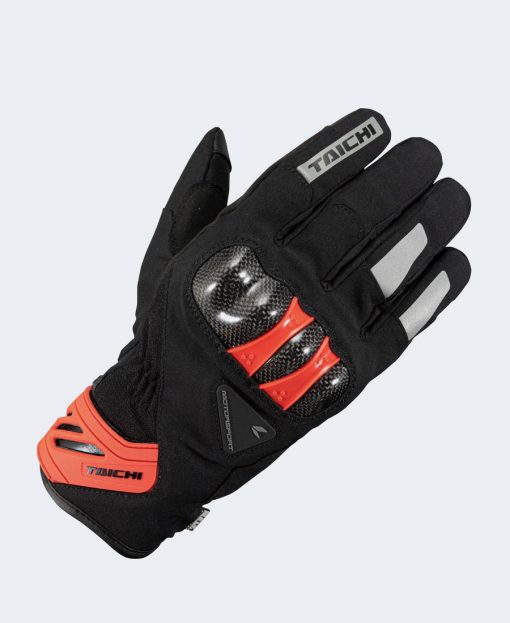 RS-TAICHI RST645 CARBON WINTER GLOVE BLACK/ORANGE