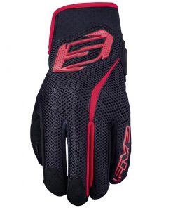 GUANTES FIVE RS5 AIR BLK/RED