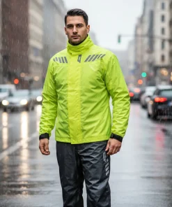 Alternative view of EQUIPO DE LLUVIA IMPERMEABLE GIVI CRS02Y FLUO