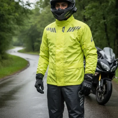 EQUIPO DE LLUVIA IMPERMEABLE GIVI CRS02Y FLUO