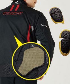 CAMPERA VERANO RS TAICHI TORQUE MESH BLACK/RED - Imagen 3