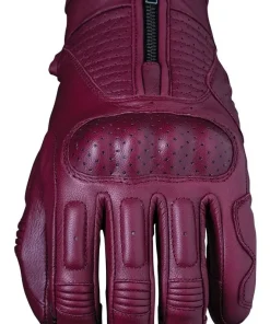 GUANTES FIVE KANSAS BURGUNDY DAMA