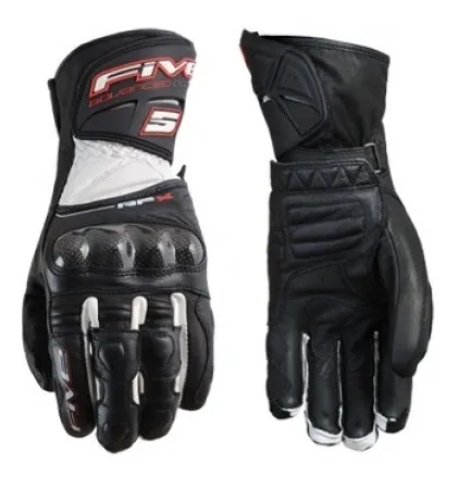 GUANTES RACING FIVE RFX NEW BLACK/WHITE