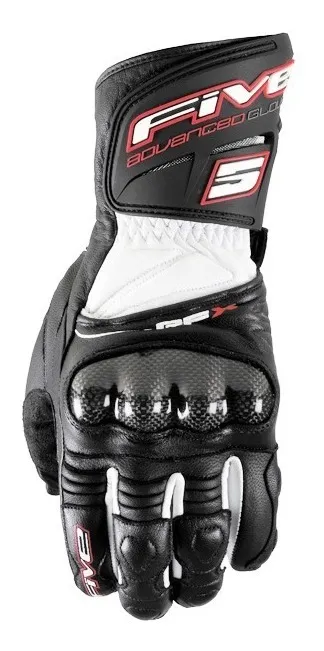 GUANTES RACING FIVE RFX NEW BLACK/WHITE - Image 2