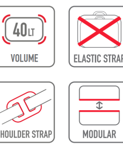 Alternative view of BOLSO IMPERMEABLE GIVI PCB03 CARGO BAG 40 LITROS