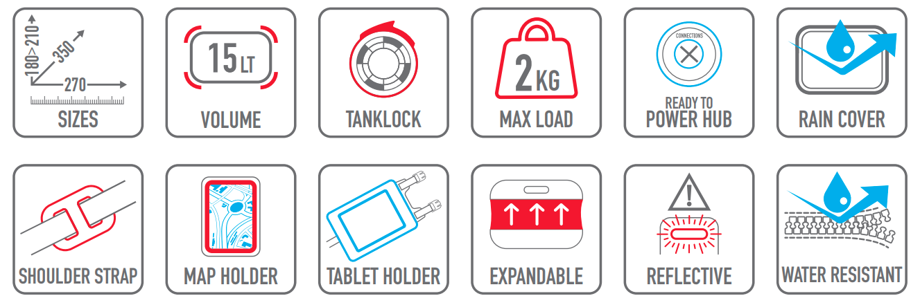 BOLSO DE TANQUE GIVI XS320 TANKLOCK 15 LTS - Image 6