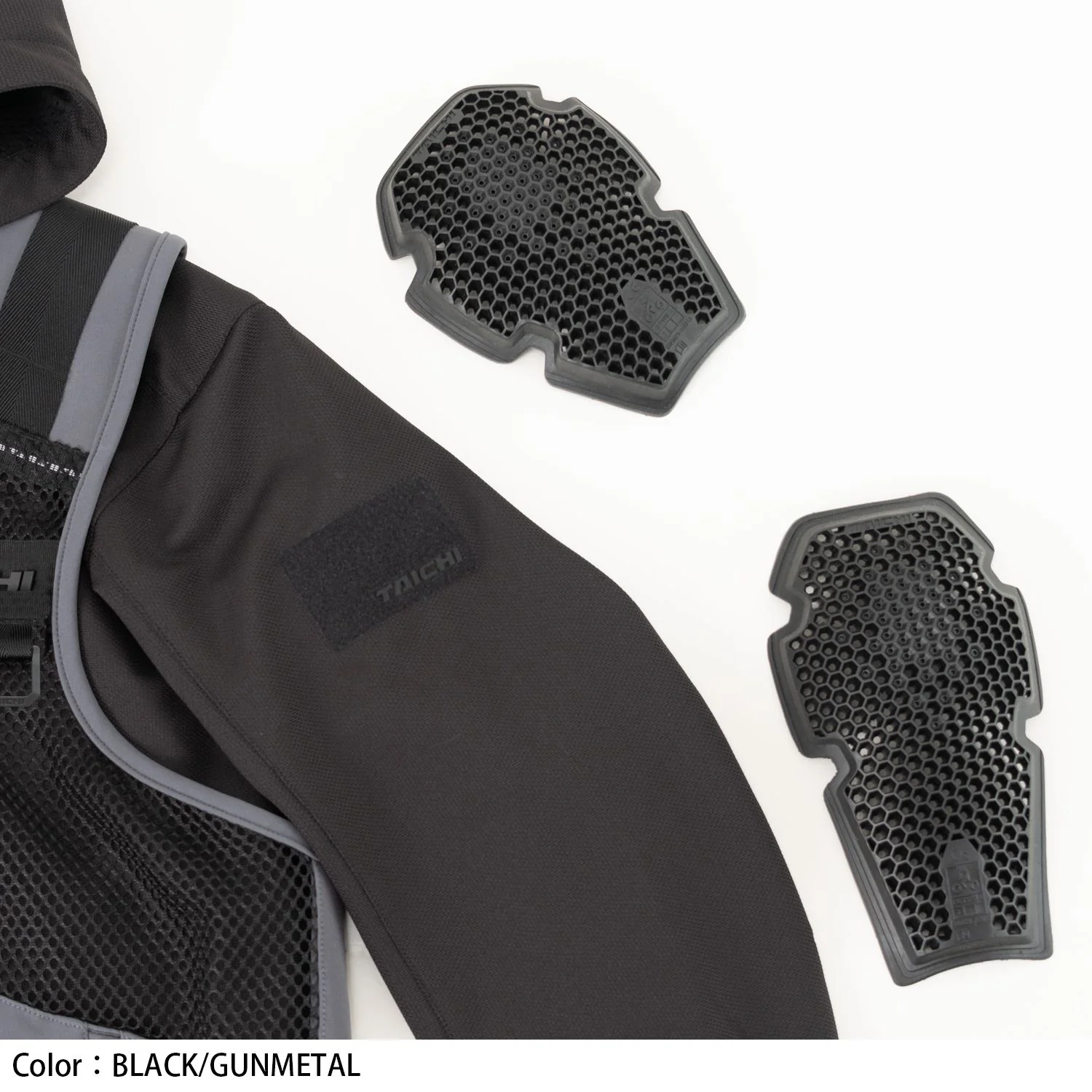 CAMPERA VERANO RS TAICHI OVERLAP MESH PARKA BLACK/GUNMETAL - Image 7