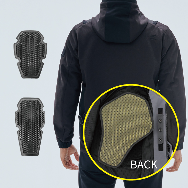CAMPERA VERANO RS TAICHI OVERLAP MESH PARKA BLACK/GUNMETAL - Image 2