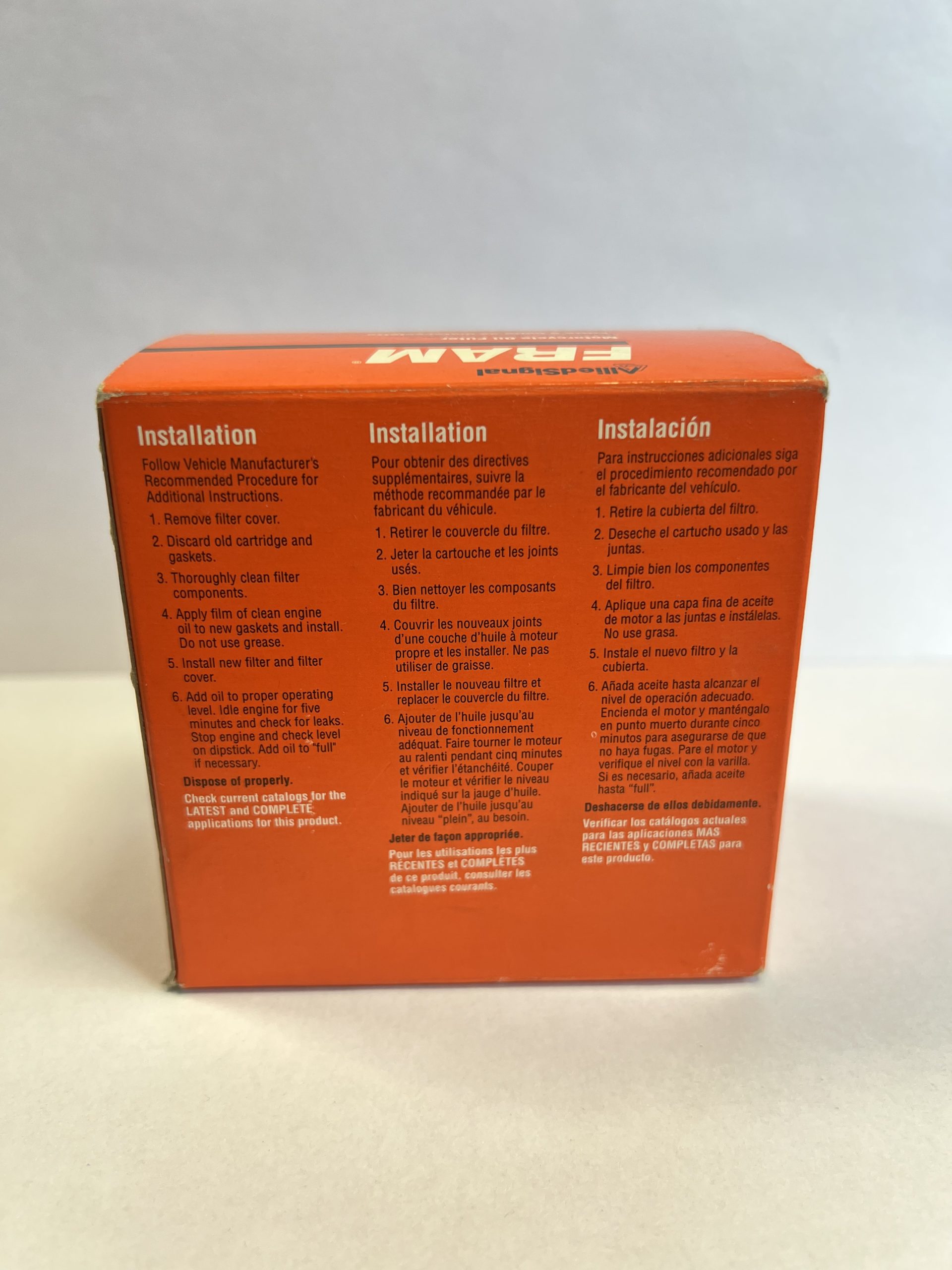 FILTRO DE ACEITE FRAM EX/KZ/ZX/ZR CH6009 - Image 3