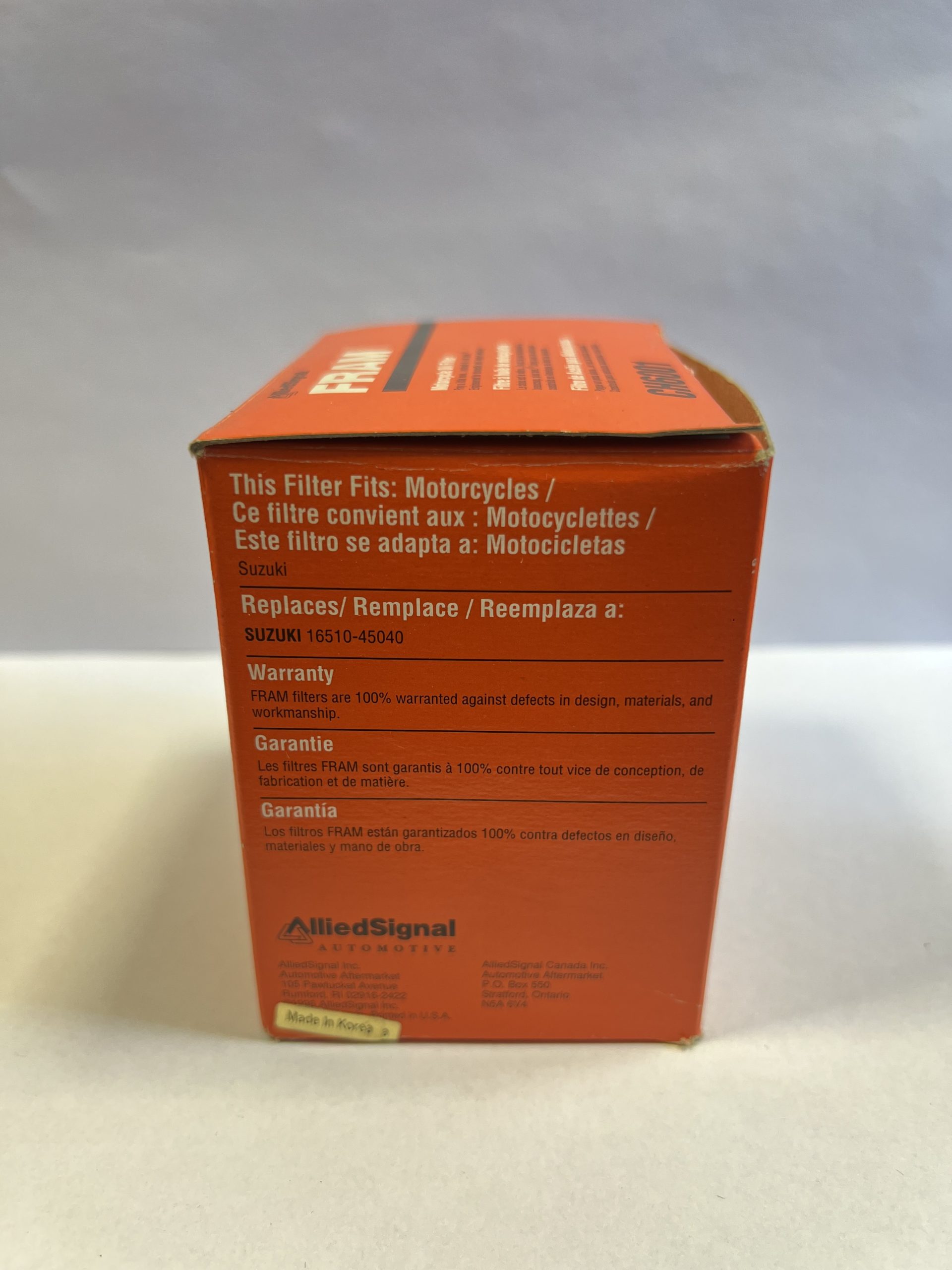 FILTRO DE ACITE FRAM GS/GSX CH6001 - Image 3