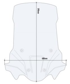 Alternative view of PARABRISAS GIVI TRIUMPH TIGER 900 RALLY PRO (20-25)