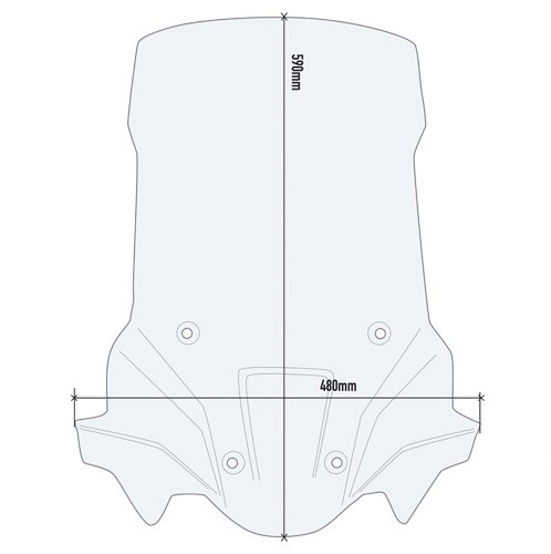 PARABRISAS GIVI TRIUMPH TIGER 900 RALLY PRO (20-25) - Imagen 2
